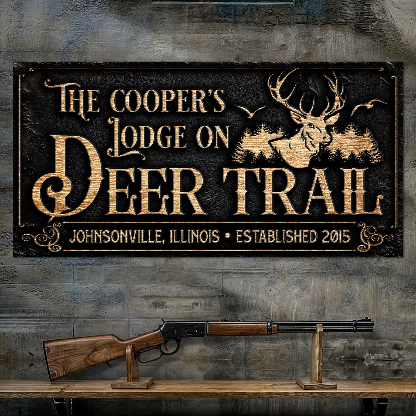 Hunting Lodge Sign