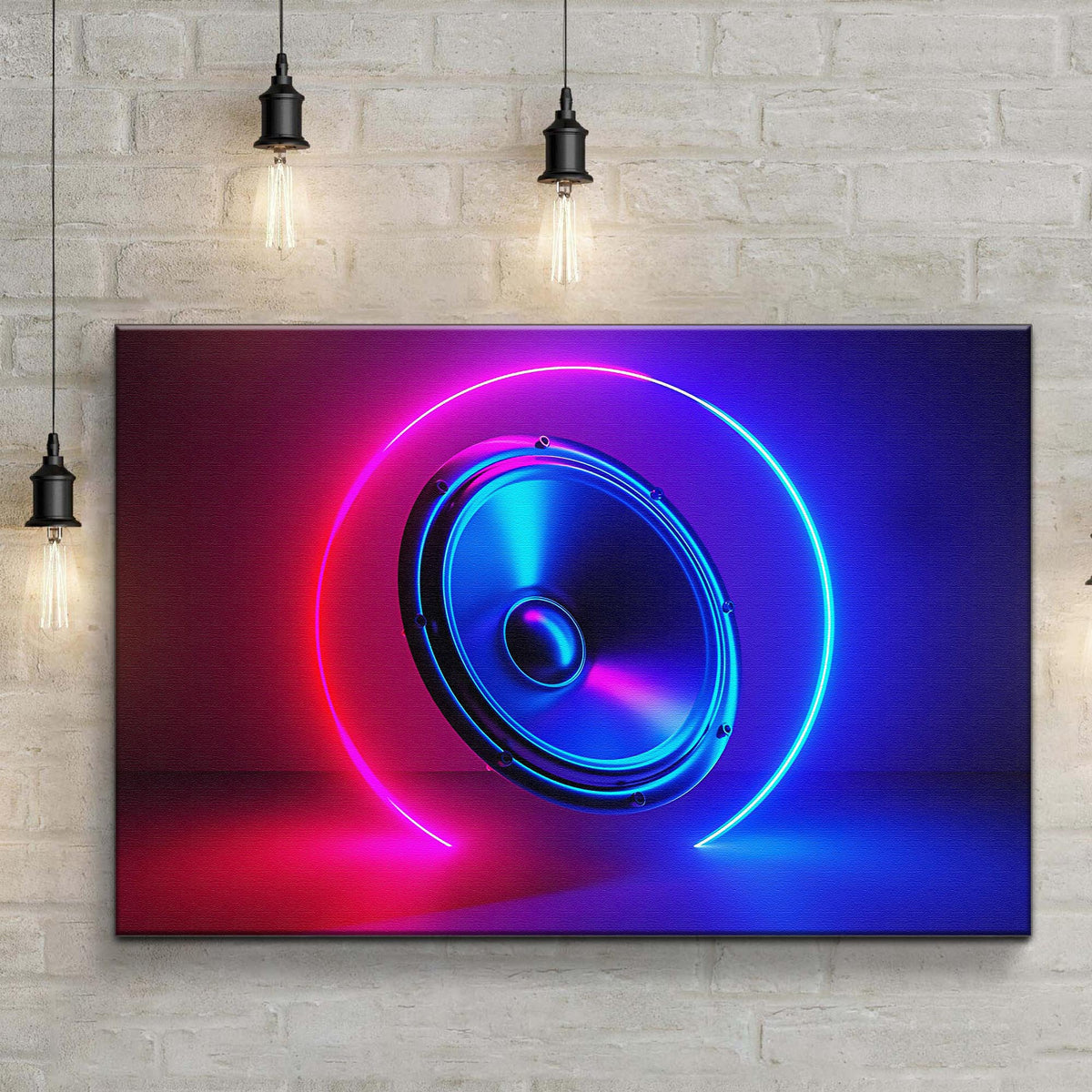 Music Equipment Speakers Modern Canvas Wall Art