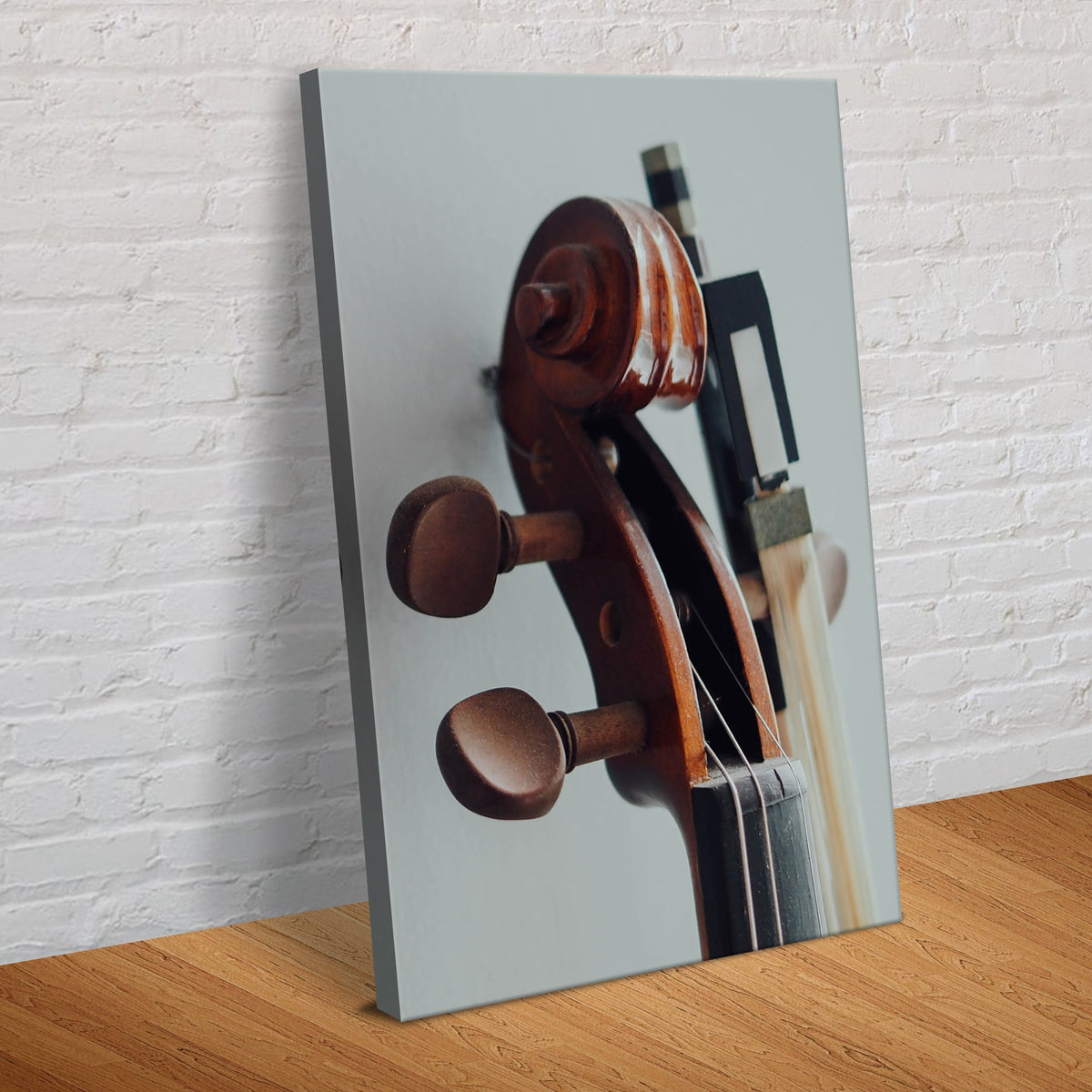 Cello Up Close Canvas Wall Art