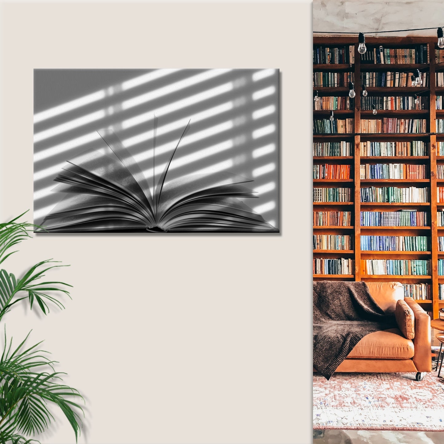 Decor Elements Book Cryptic Canvas Wall Art