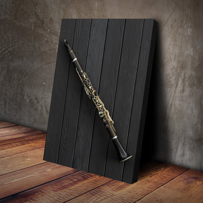 Clarinet Modern Canvas Wall Art