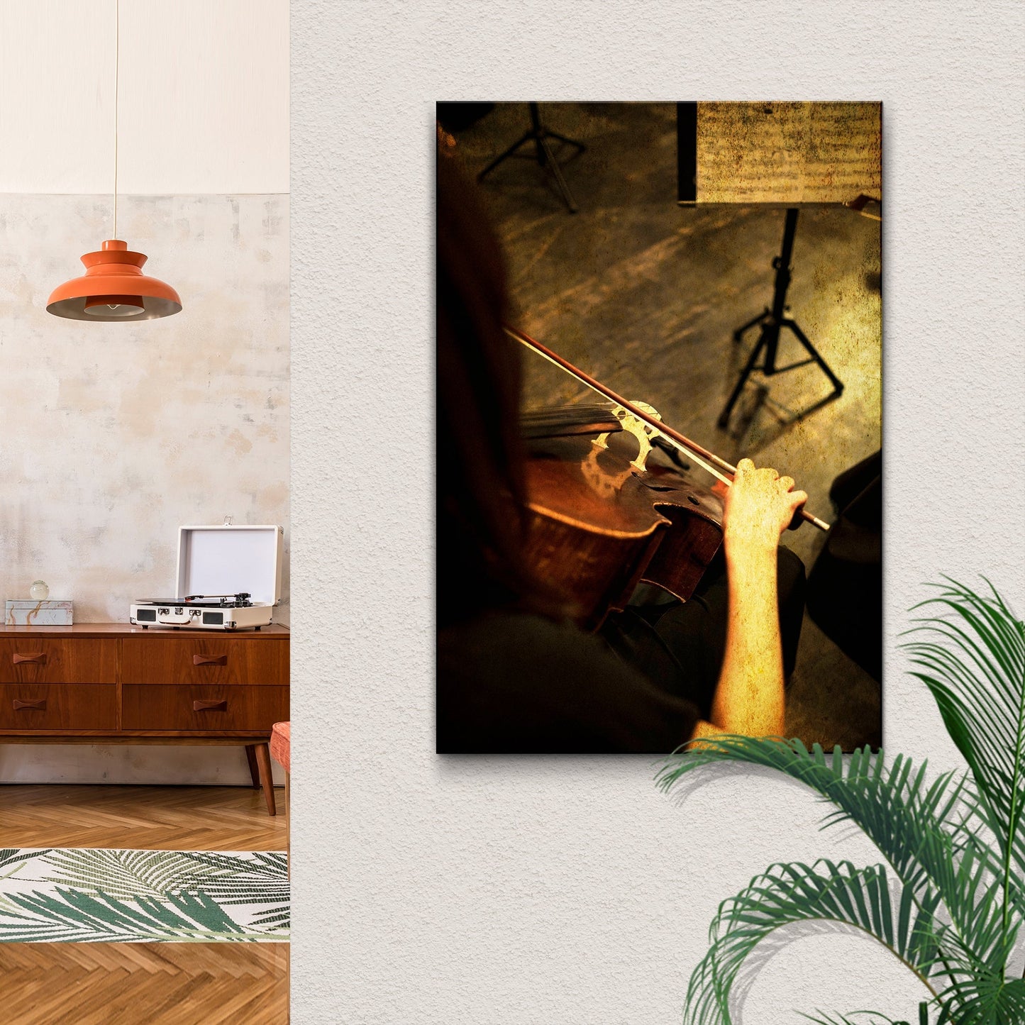 Music Genres Classical Rustic Canvas Wall Art