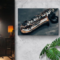 Saxophone Modern Canvas Wall Art