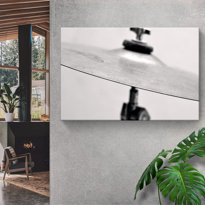 Cymbal Monochrome Canvas Wall Art