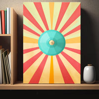 Cymbal Retro Canvas Wall Art