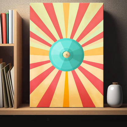 Cymbal Retro Canvas Wall Art