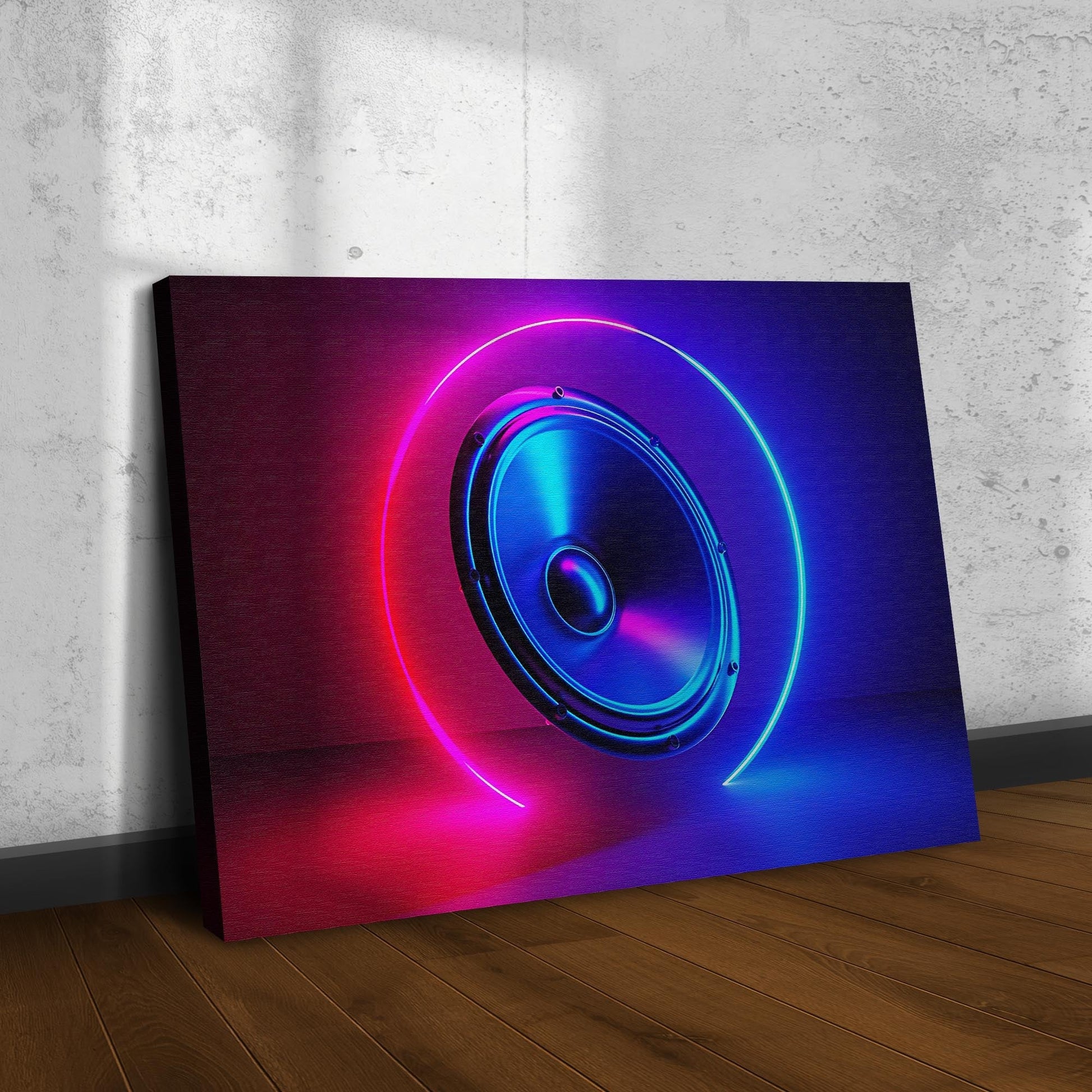 Music Equipment Speakers Modern Canvas Wall Art