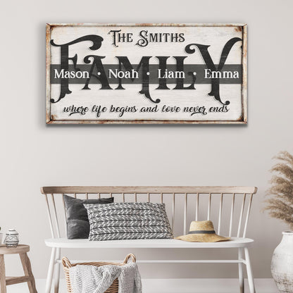 Family Sign XXIII