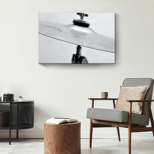 Cymbal Monochrome Canvas Wall Art
