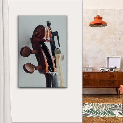 Cello Up Close Canvas Wall Art