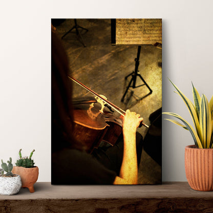 Music Genres Classical Rustic Canvas Wall Art