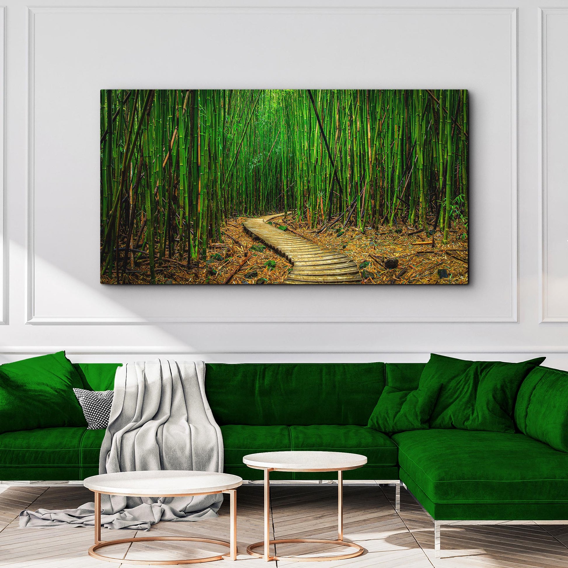 Ever-Green Bamboo Forest Canvas Wall Art