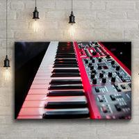 Keyboard Modern Canvas Wall Art