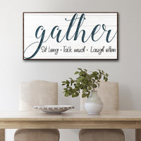 Gather Sign V - canvas