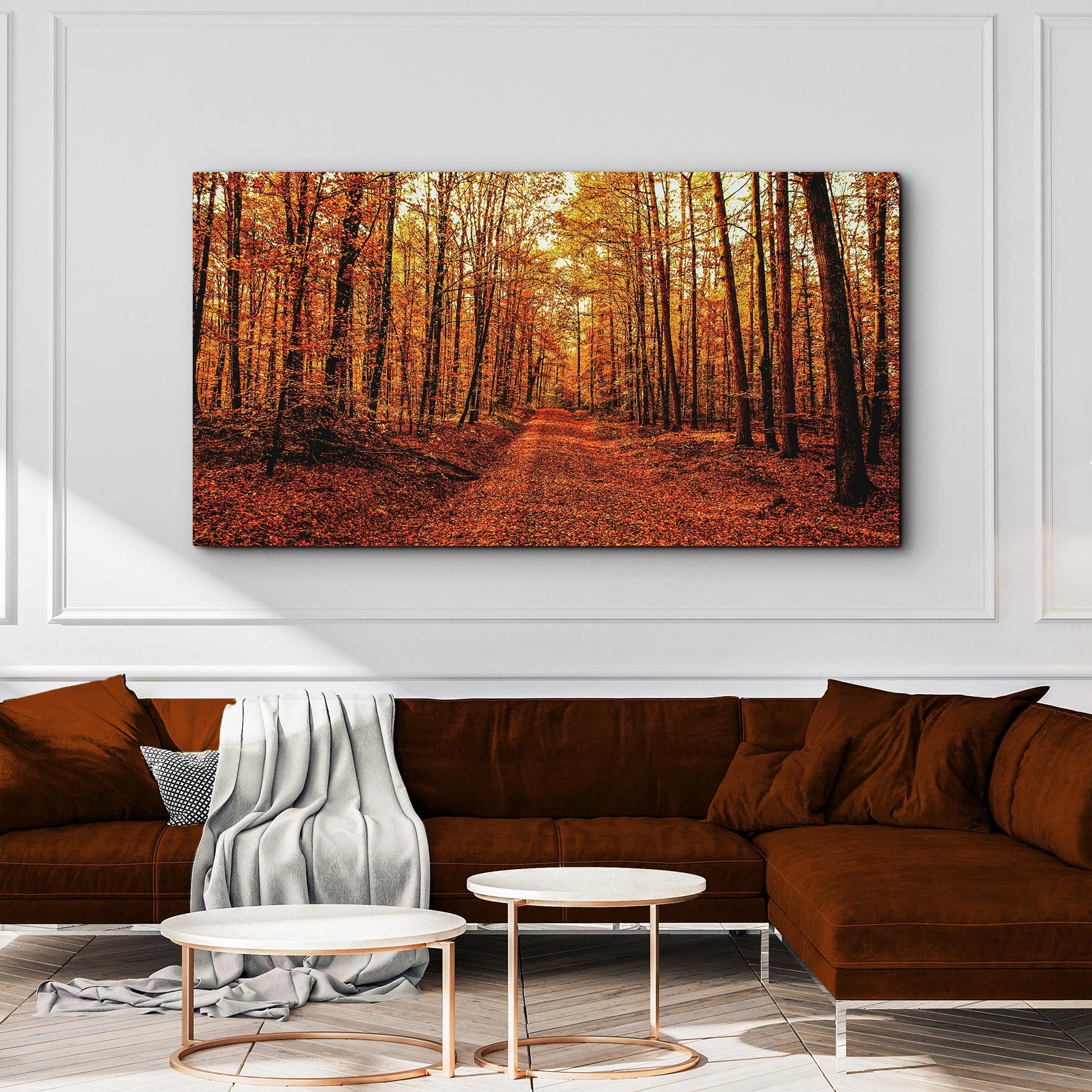 Autumn Tree Forest Canvas Wall Art