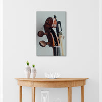 Cello Up Close Canvas Wall Art