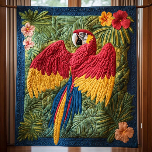 Macaw Kingdom Quilt Blanket