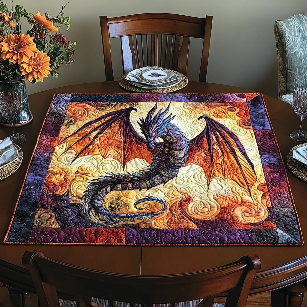 Magic Dragon Quilted Table Topper