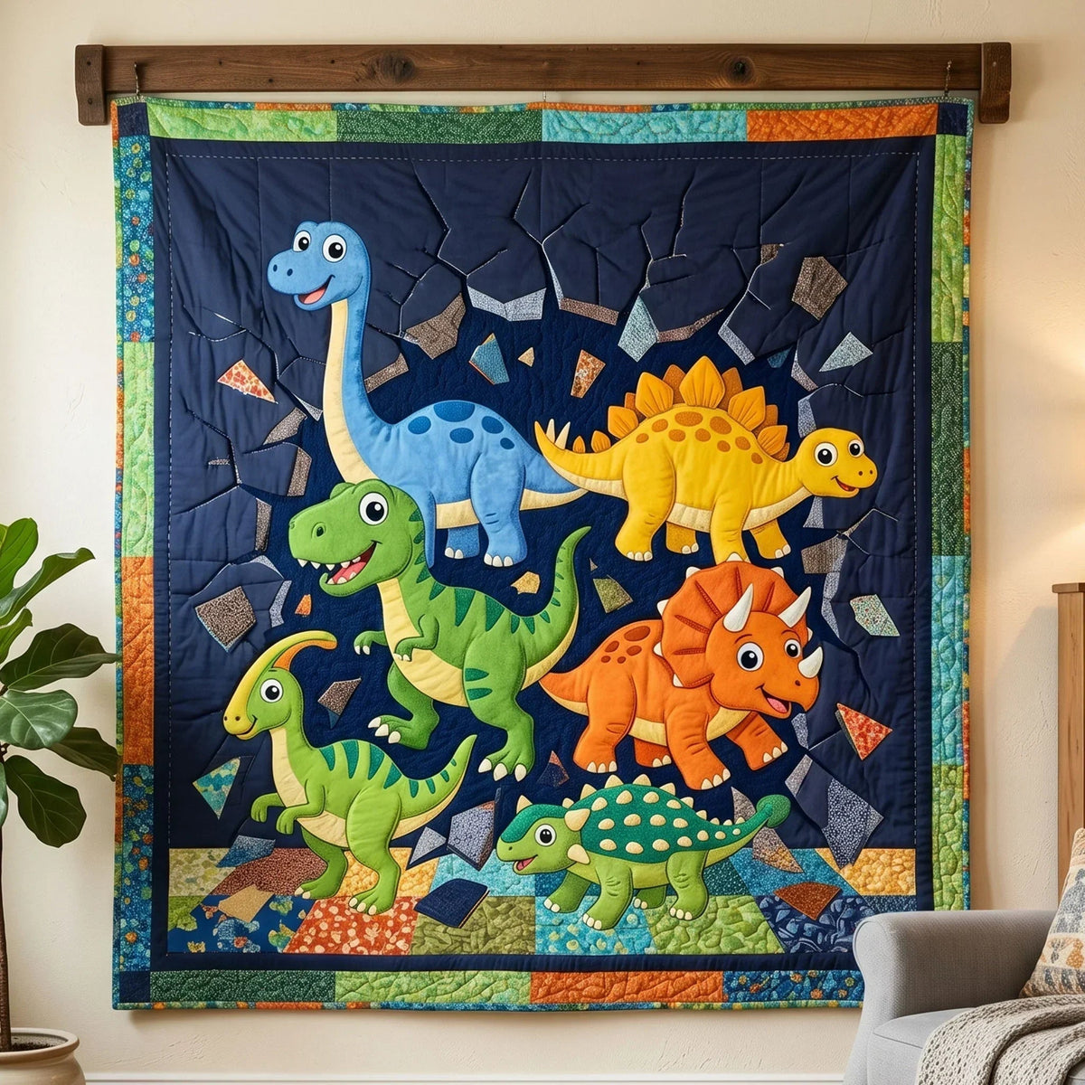Magic Monsters Quilt Blanket - Quilted Blanket by Wild and Way