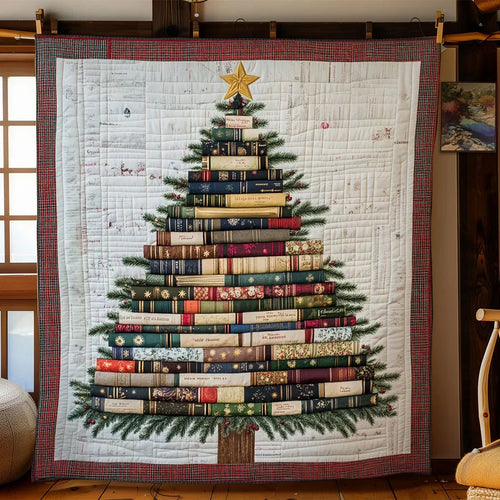 Magic Noel Book Quilt Blanket