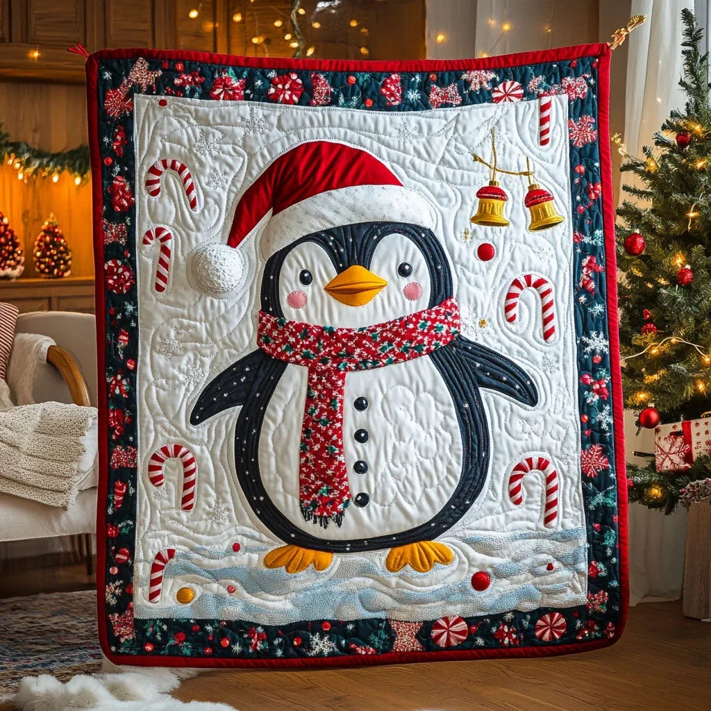 Magic Penguin Quilt Blanket