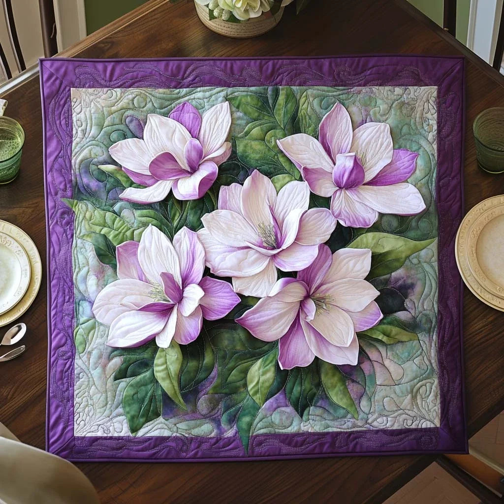Magnolia Dreams Quilted Table Topper