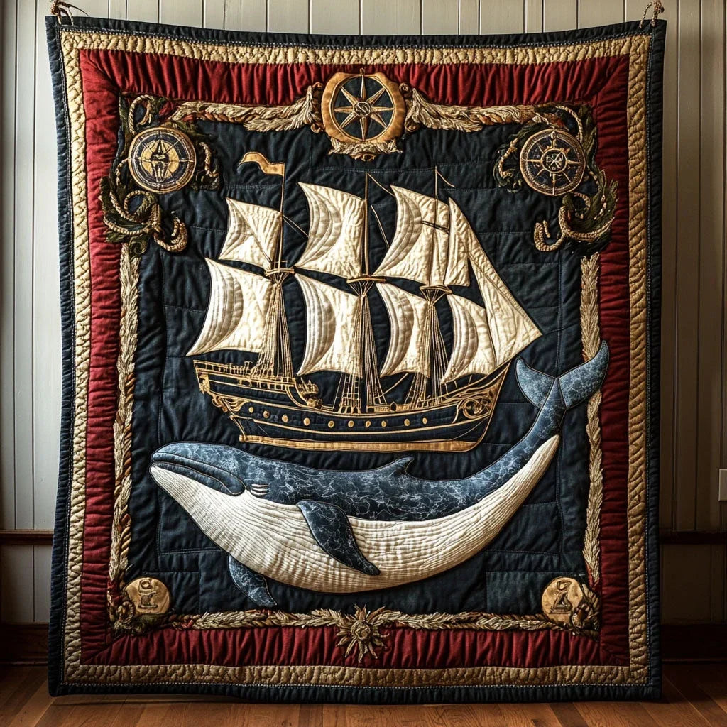 Majestic Armada Quilt Blanket