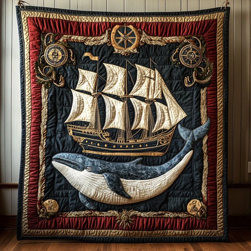 Majestic Armada Quilt Blanket
