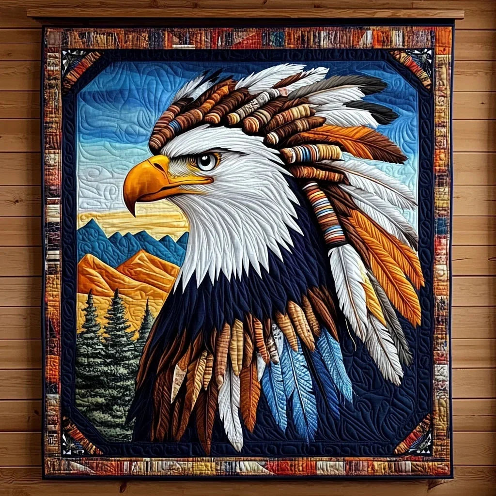 Majestic Eagle Quilt Blanket