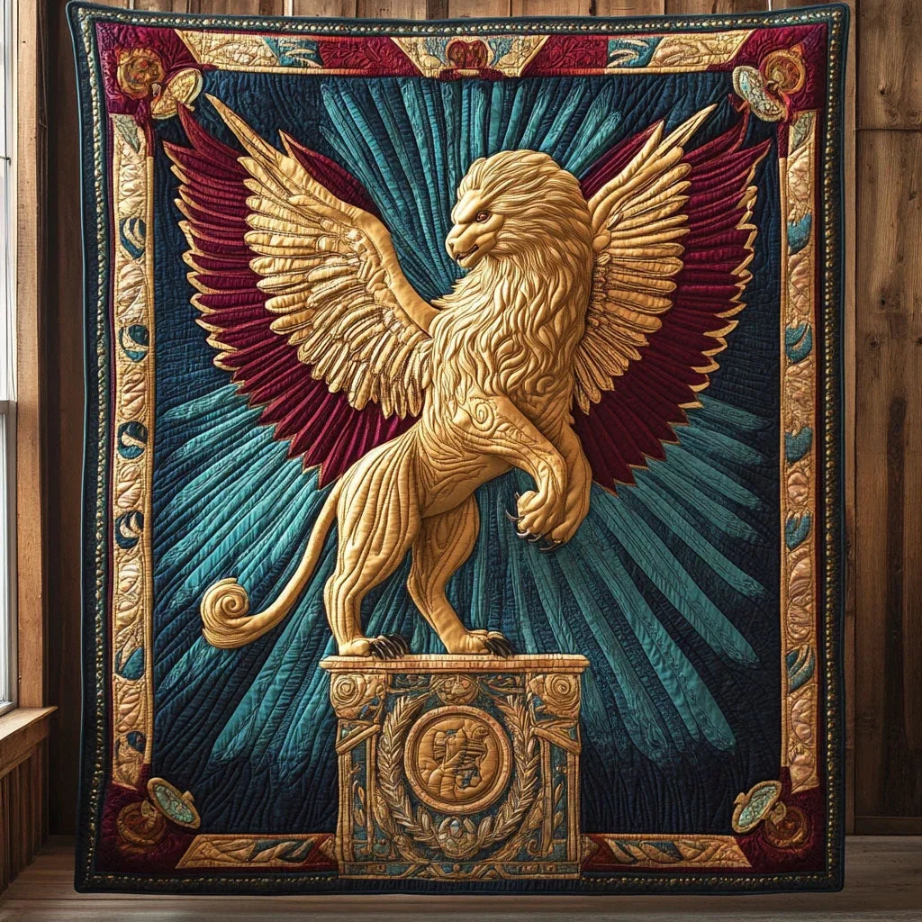 Majestic Griffin Quilt Blanket