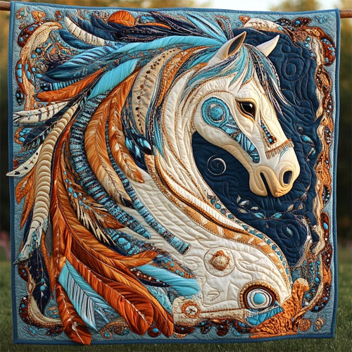 Majestic Horse Quilt Blanket