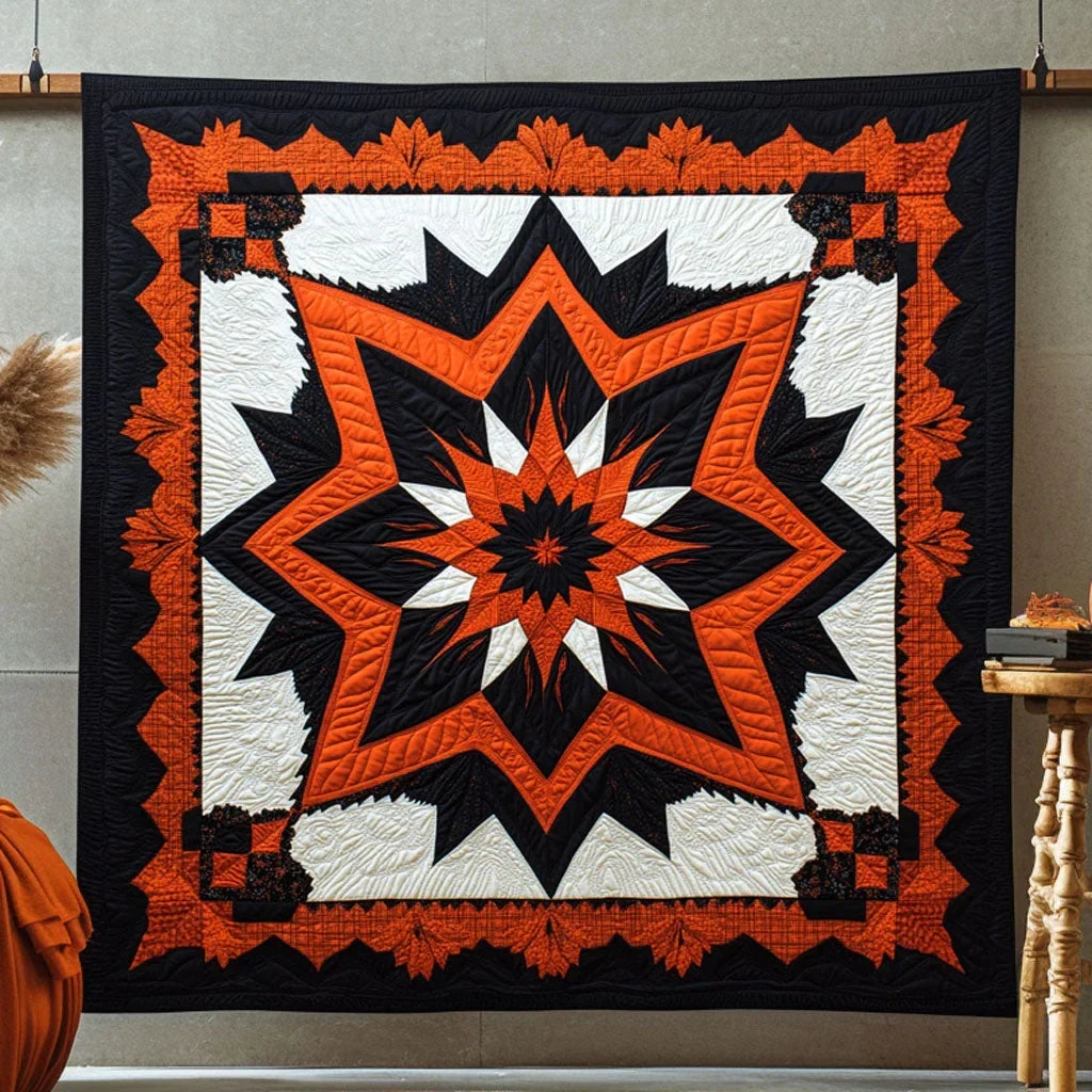 Majestic Mandala Star Quilt Blanket