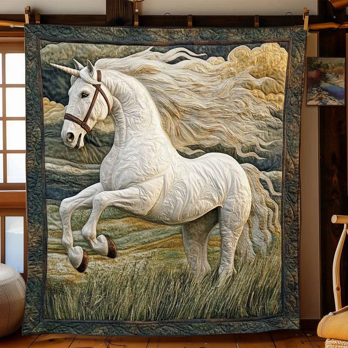 Majestic Mane Quilt Blanket