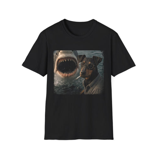 Manchester Terrier and Shark Tee