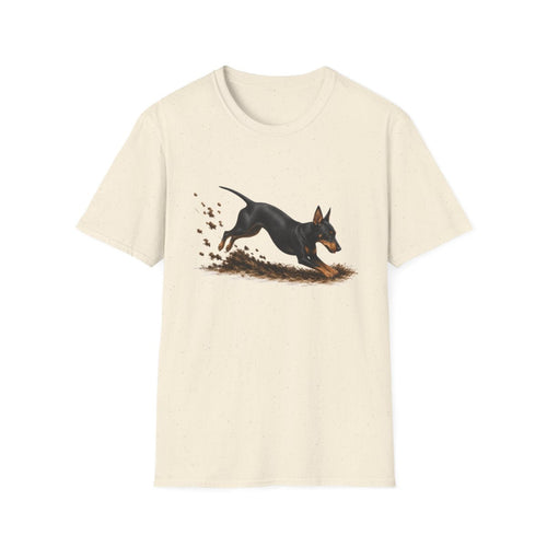 Manchester Terrier Excavating Mode On Tee