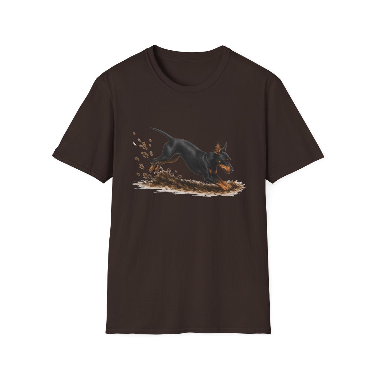 Manchester Terrier Excavating Mode On Tee
