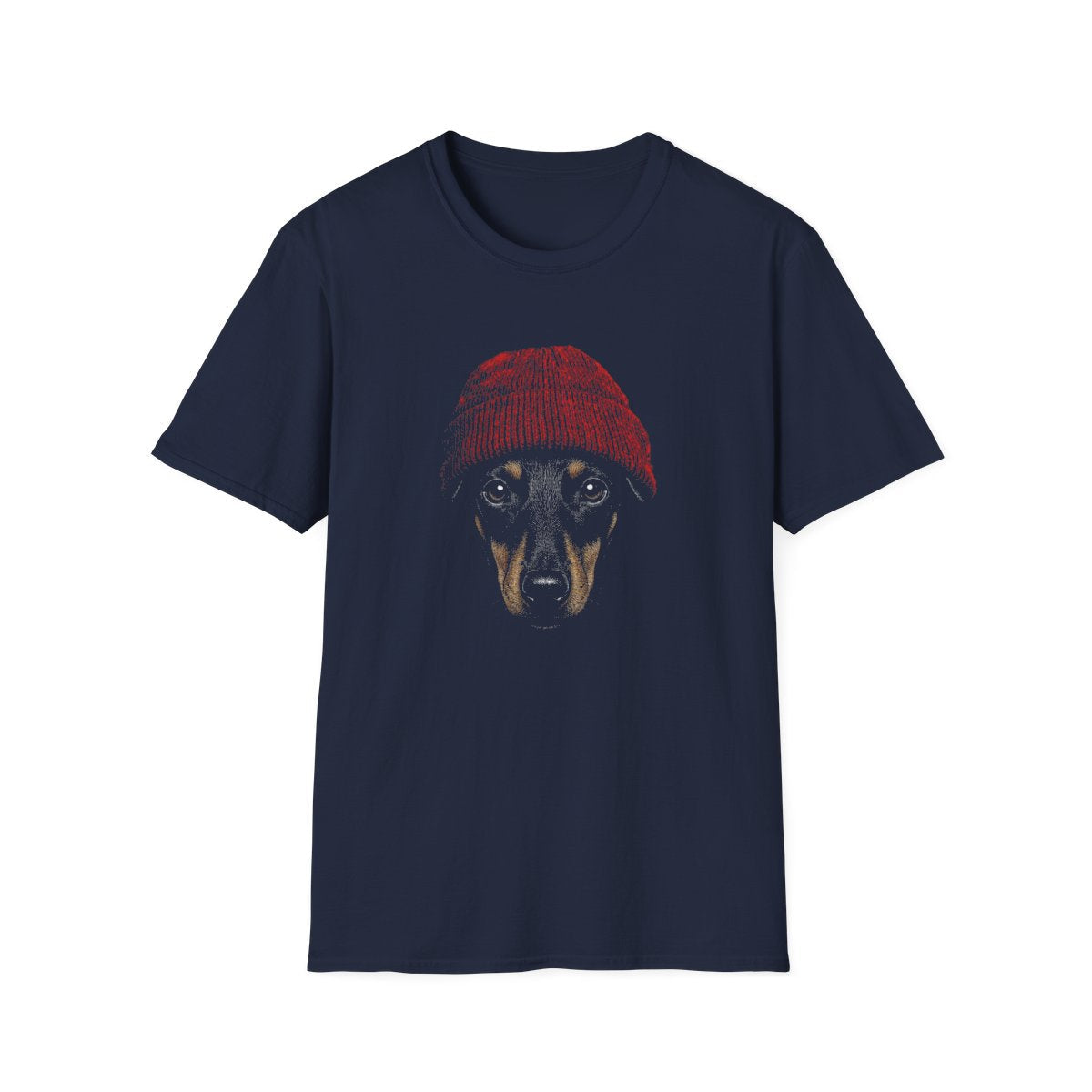 Manchester Terrier In Beanie Tee