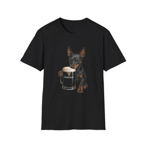 Manchester Terrier With A Pint Tee