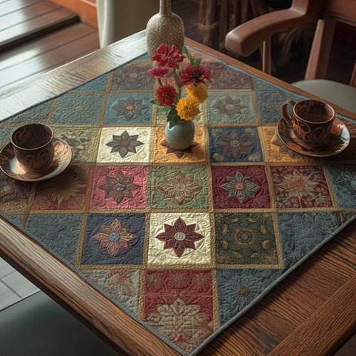 Mandala Moods Quilted Table Topper