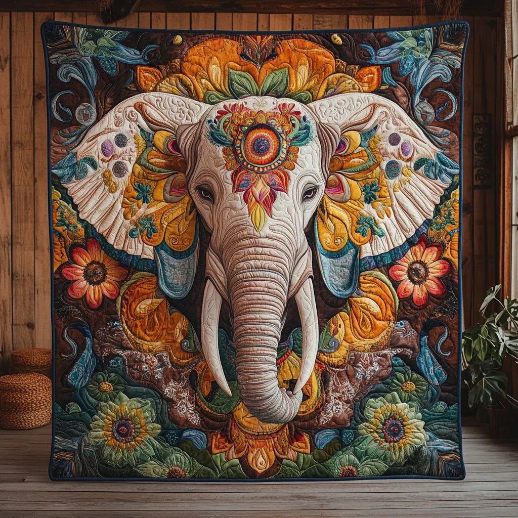 Mandala Spirit Quilt Blanket