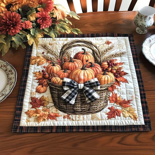 Maple Dance Quilted Table Topper