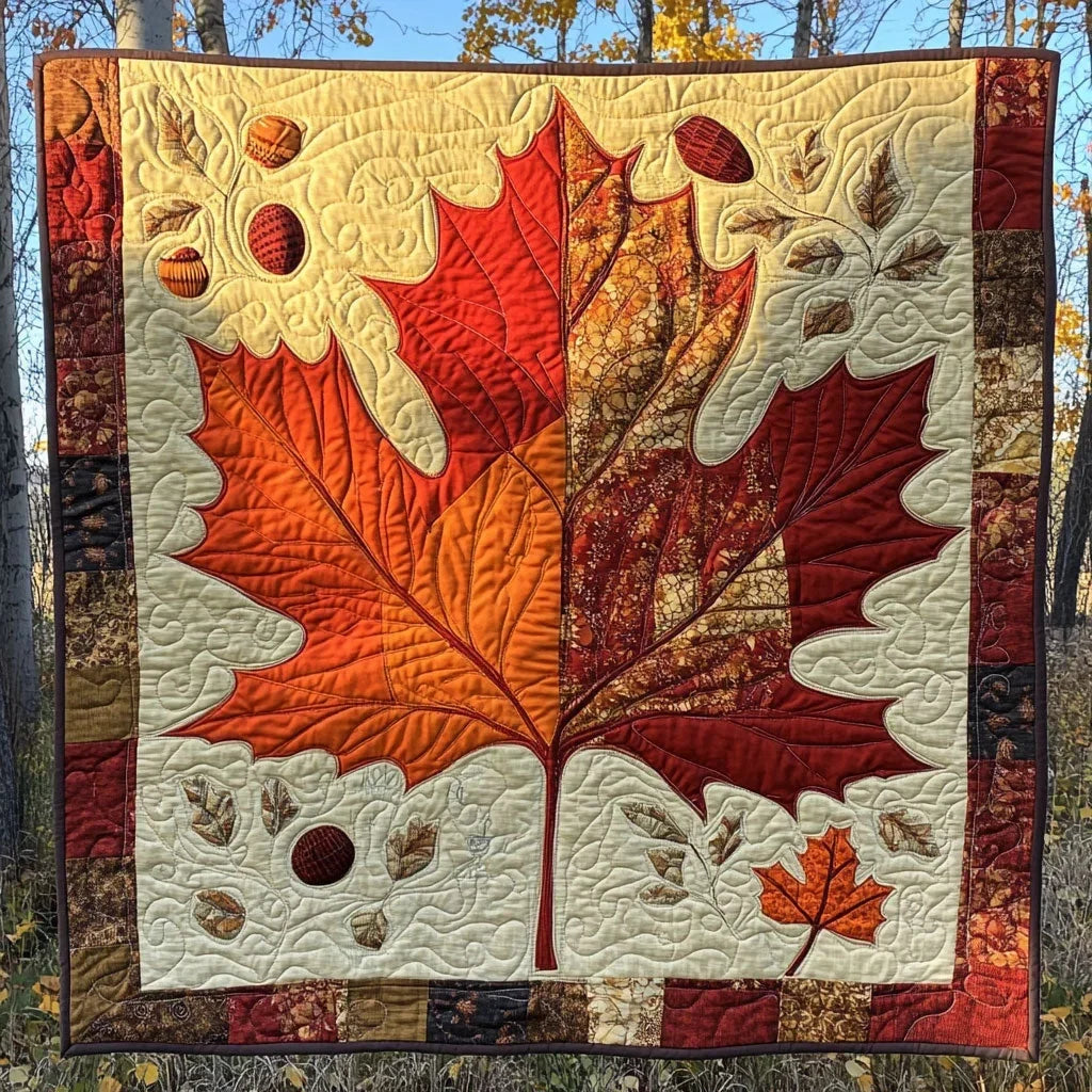 Maple Majesty Quilt Blanket