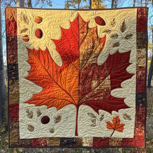 Maple Majesty Quilt Blanket