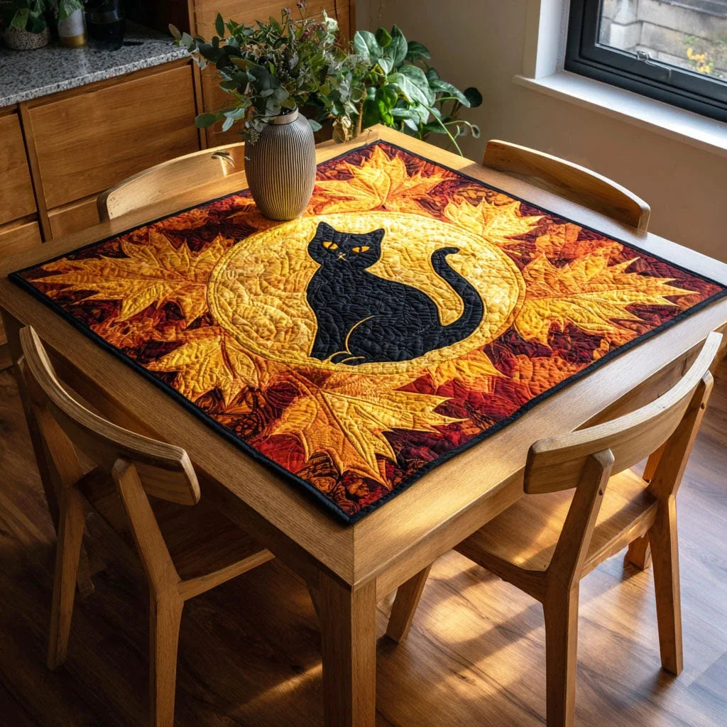 Maple Whisker Quilted Table Topper