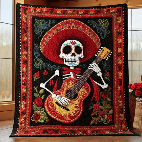 Mariachi Soul Quilt Blanket