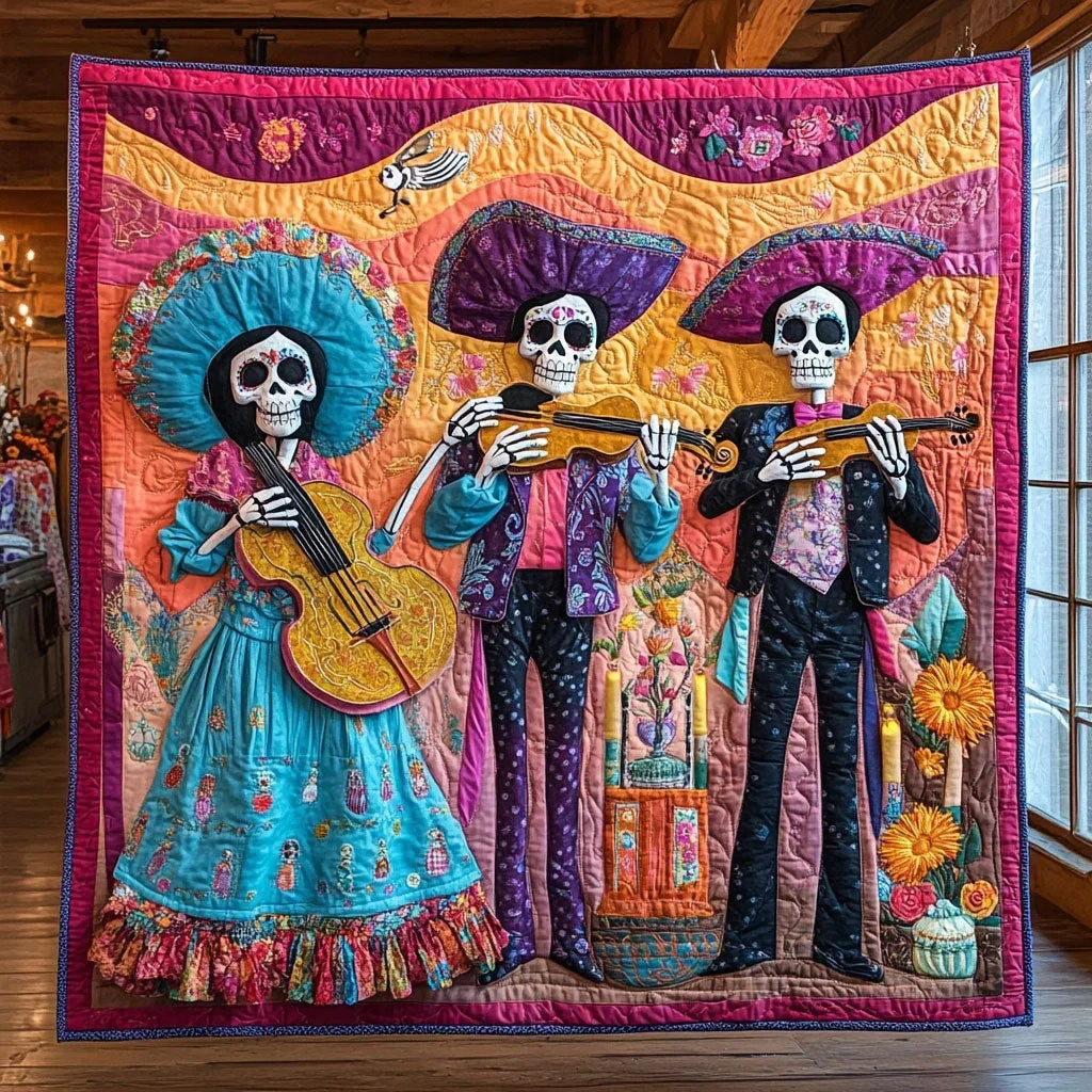 Marigold Melody Quilt Blanket