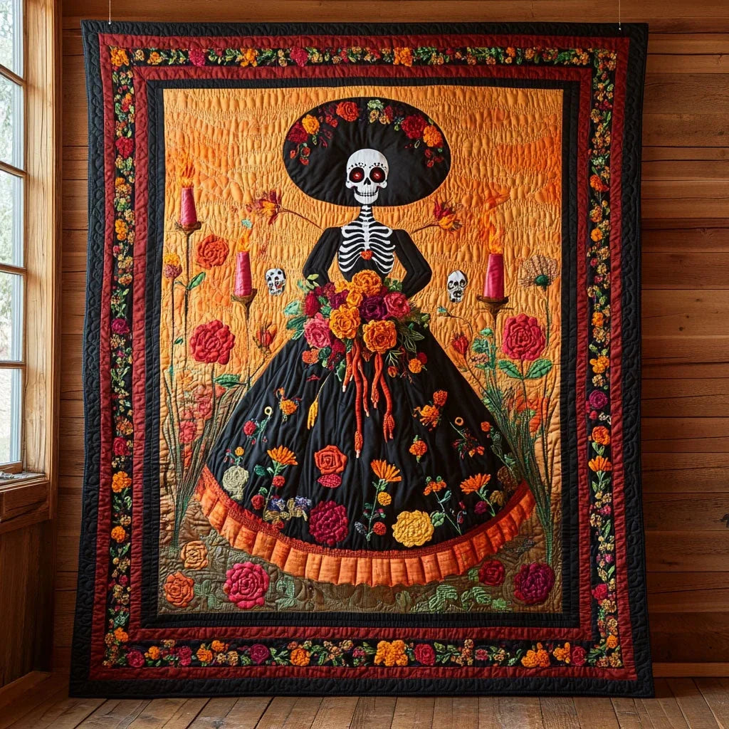Marigold Queen Quilt Blanket