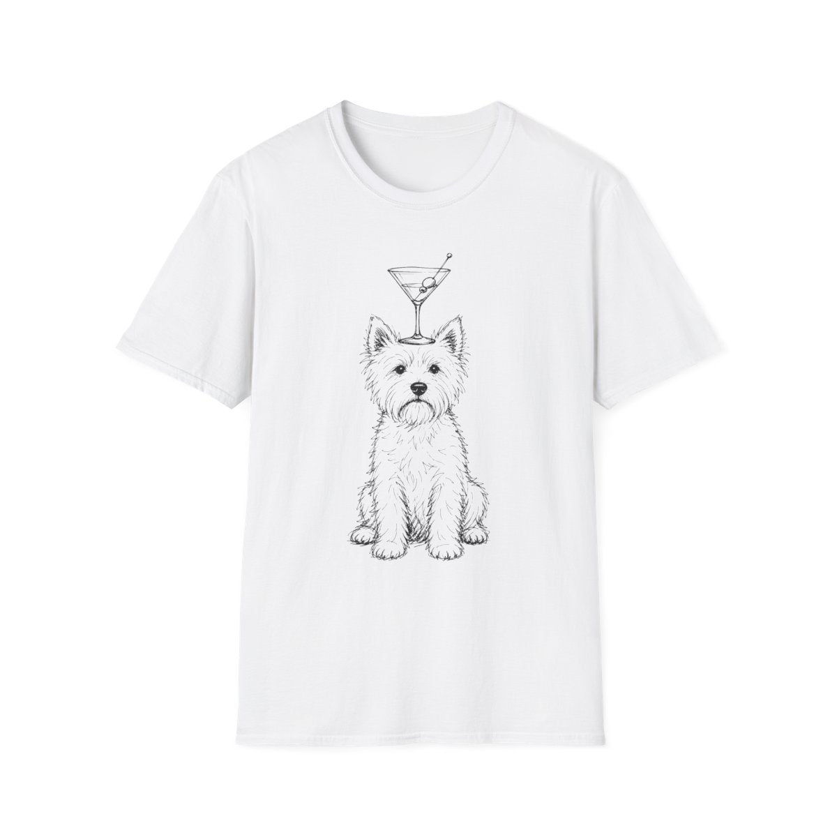 Martini Trick Westie Tee