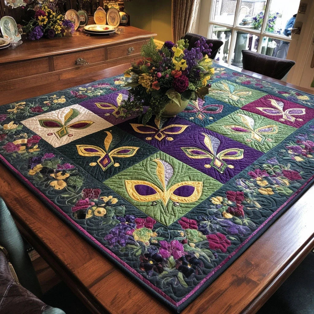 Masquerade Aura Quilted Table Topper