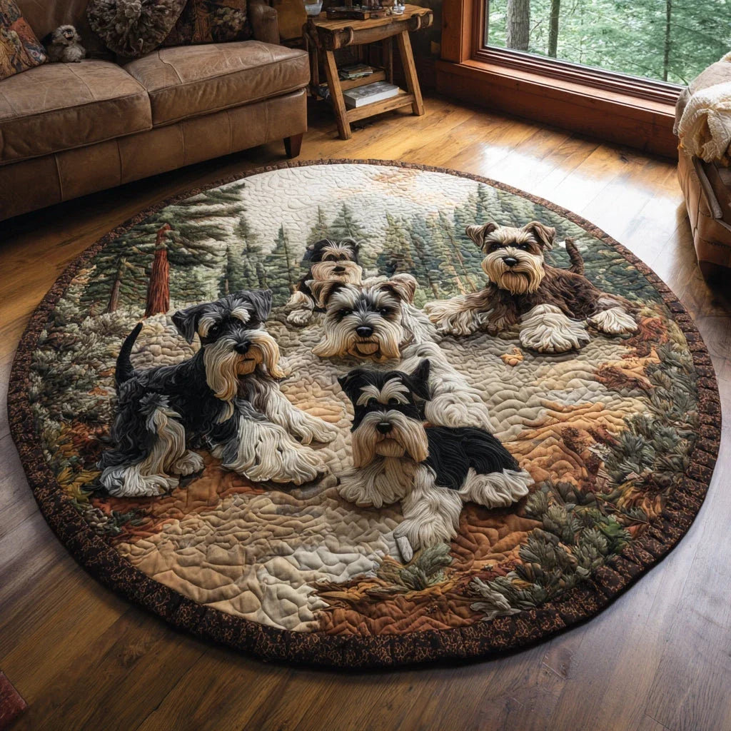 Meadow Beard Quilted Round Mat